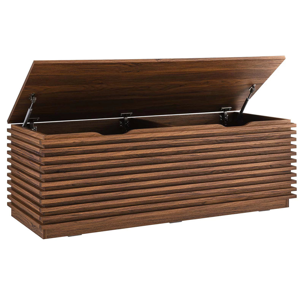 Walnut Storage Bench M264
