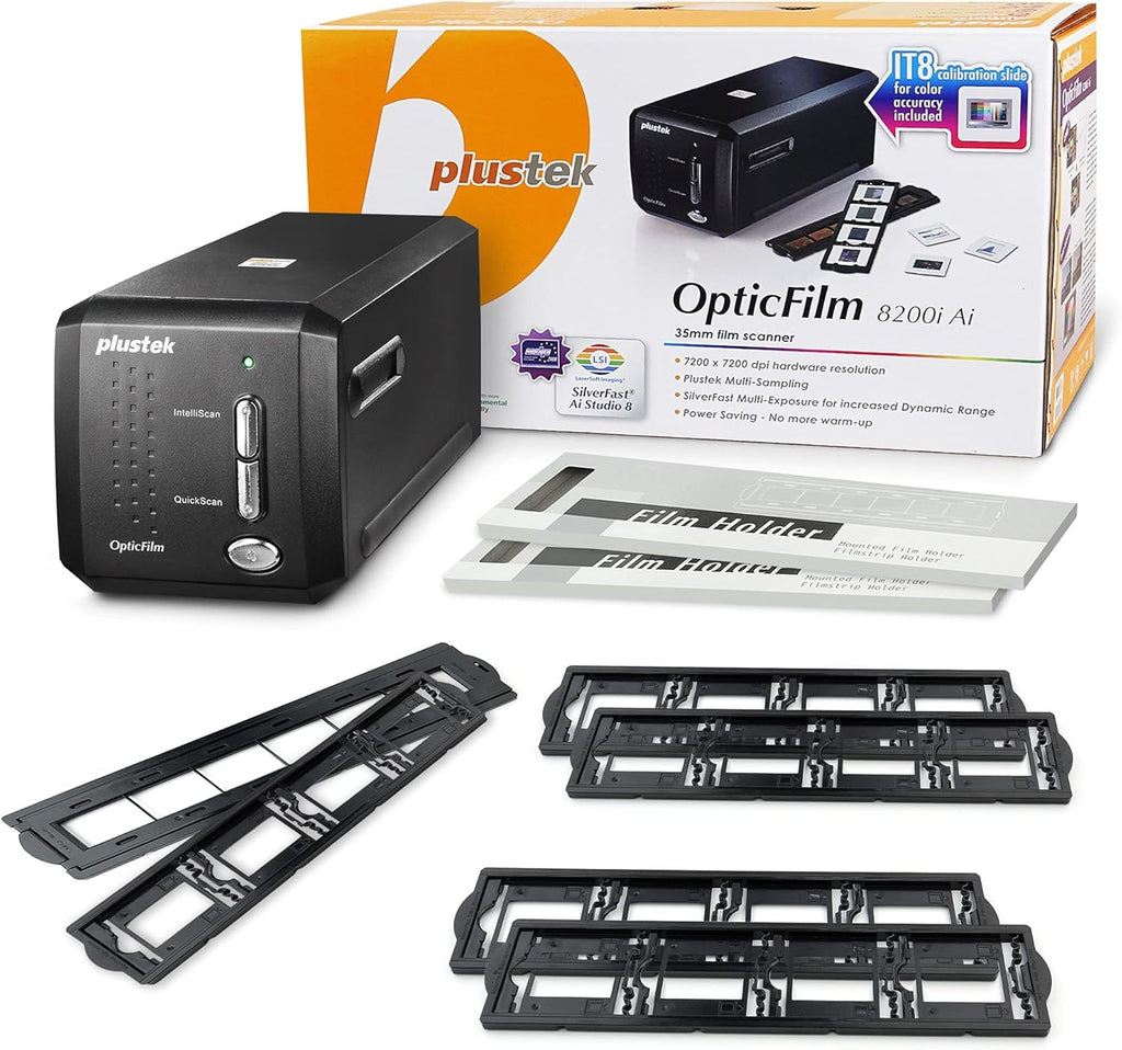 35mm Film & Slide Scanner with Slide Holders B599558