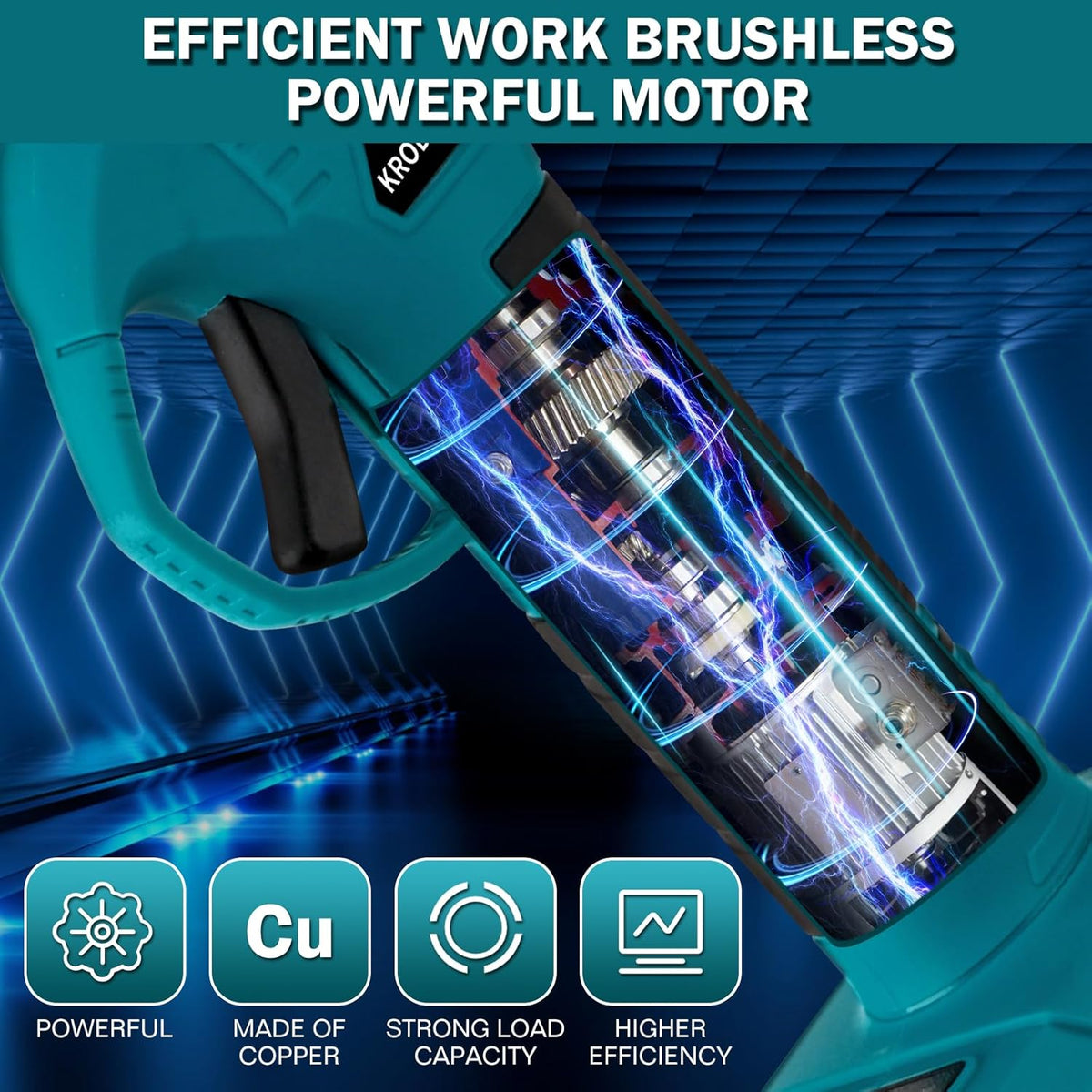 Electric Pruning Shears Cordless with 2 PCS Rechargeable 2.6Ah Lithium Battery and 3 Blades, 25mm Cutting Diameter B46205