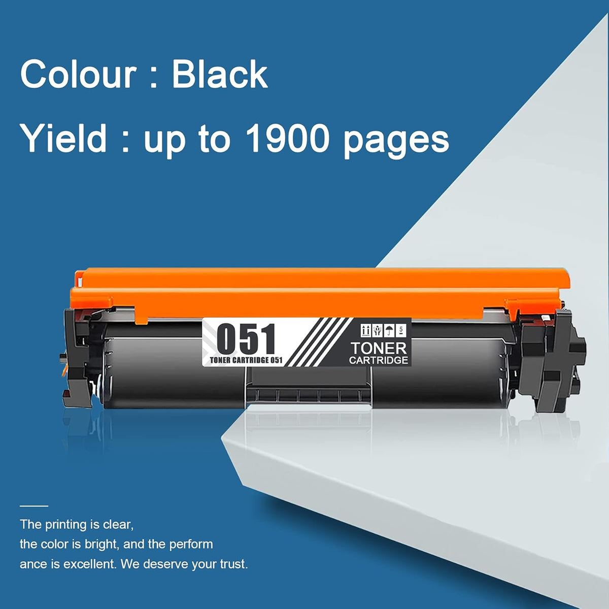 4-Pack Black Compatible Toner Cartridge O107