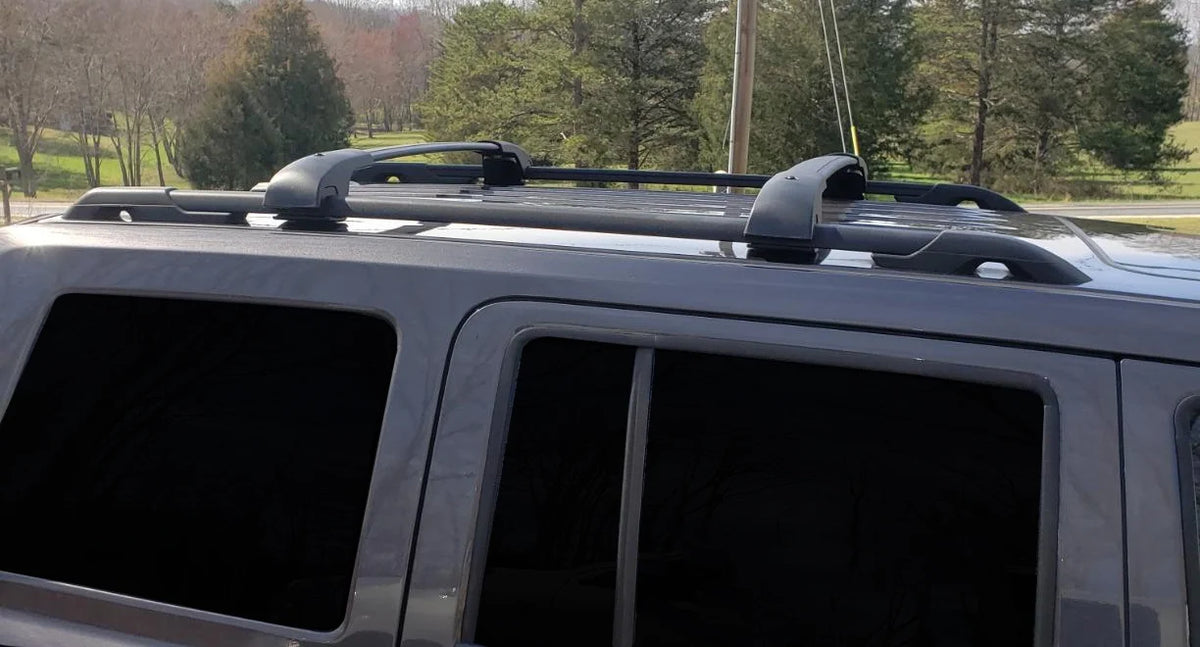 Black Aluminum Roof Rack Crossbars R76399