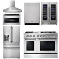 48 Dual Fuel Range, Range Hood, Refrigerator, Dishwasher, Microwave, Wine Cooler K67013