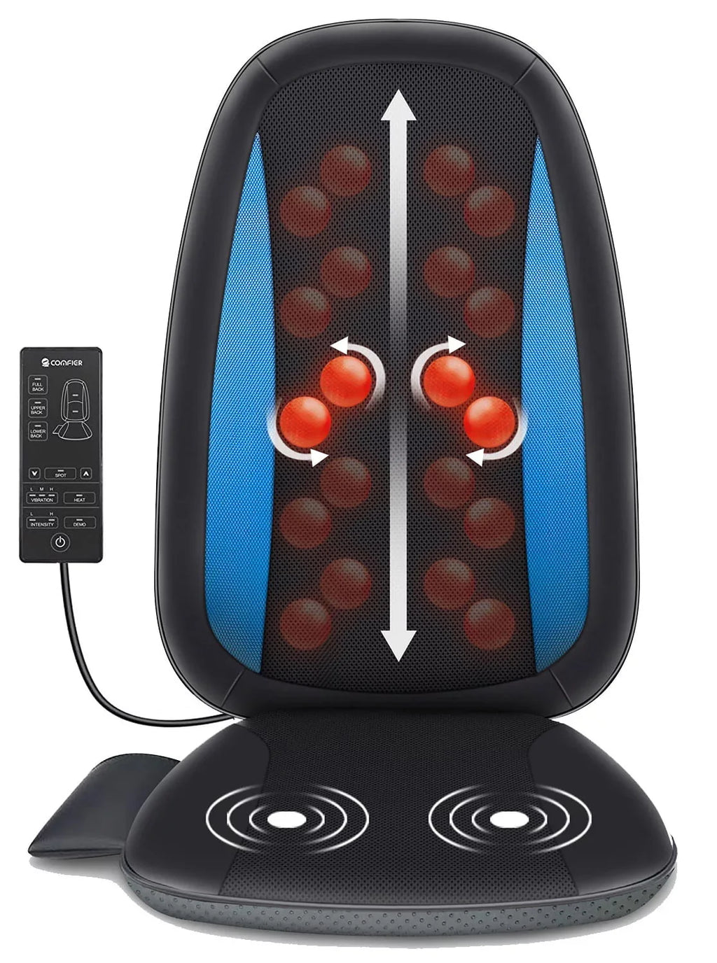 Shiatsu Back Massager with Heat Black L88306