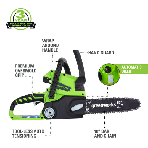 24V Battery Powered Chainsaw Q944294