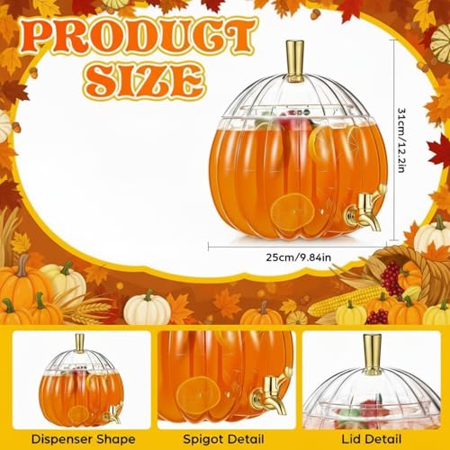 2 Pack 1.3 Gallon Plastic Beverage Dispenser with Spigot V95996