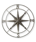 Gray Metal Compass Rose N9358