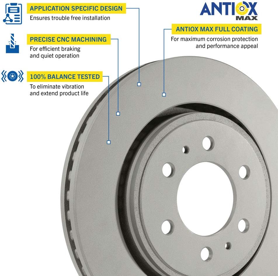 Rear Brake Rotor Pack of 2 Z839606