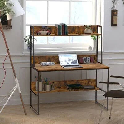 Desk with Hutch B767