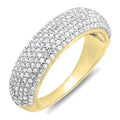 18k Yellow Gold Diamond Wedding Band Ring G549