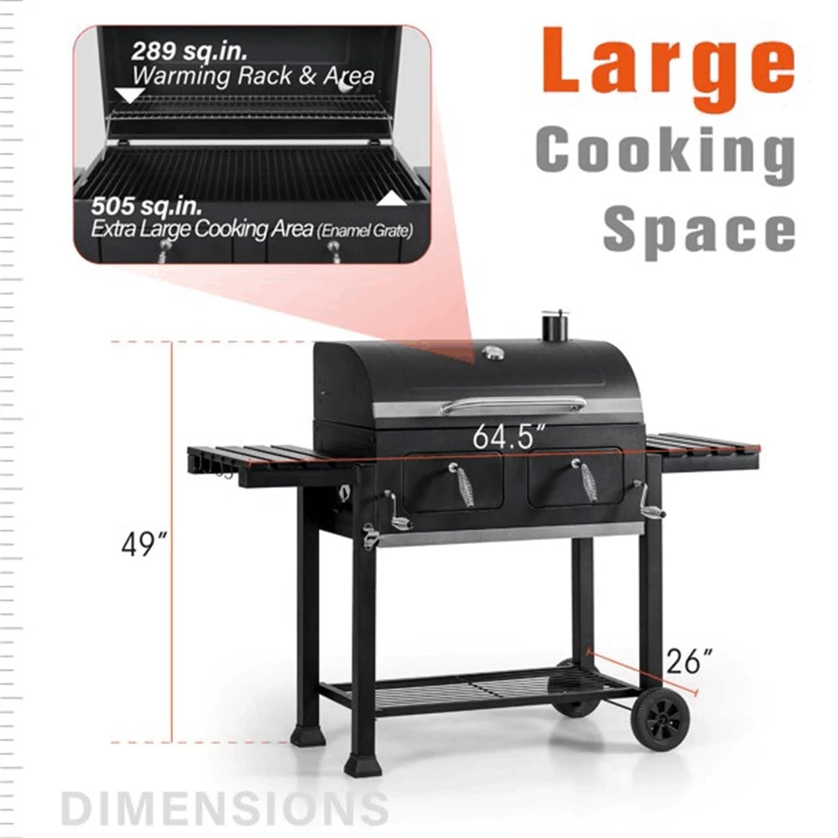Charcoal Grill Portable BBQ Grill G545611