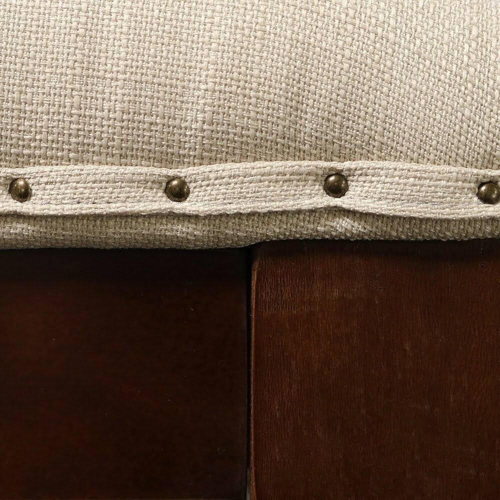 Tufted Textile Shelved Ottoman G411855