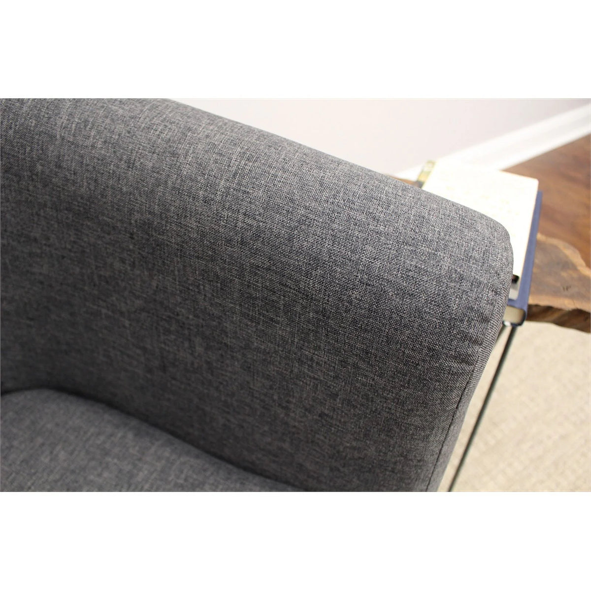 Dark Gray Fabric Club Chair T781497
