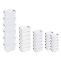 Plastic Storage Basket Bin Bundle Set U6110