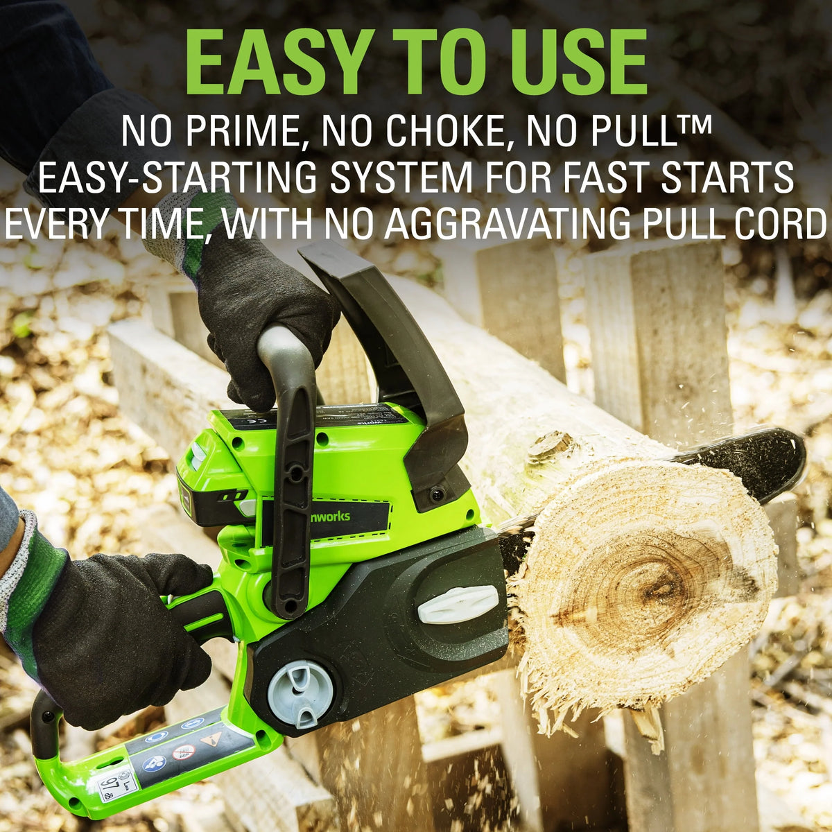 24V Battery Powered Chainsaw Q944294