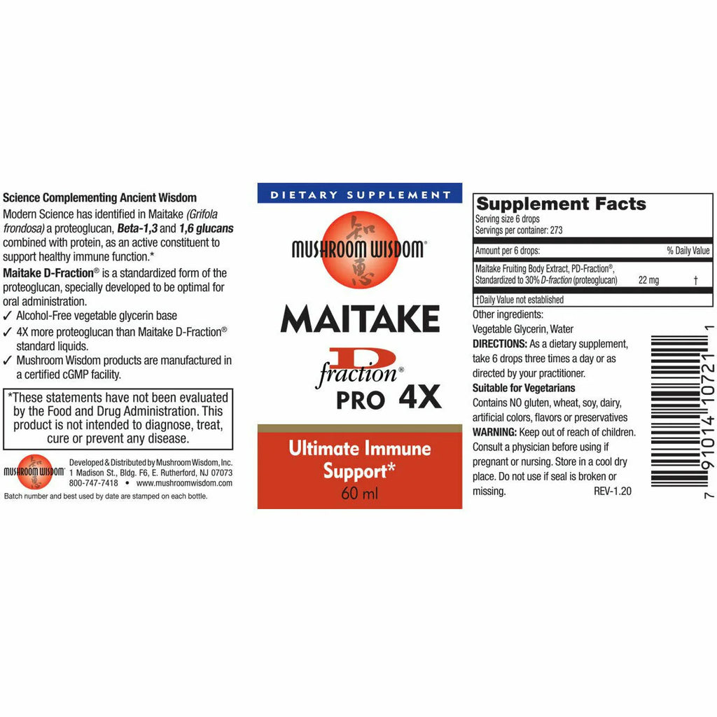 Maitake D Fraction Pro 4X F79900