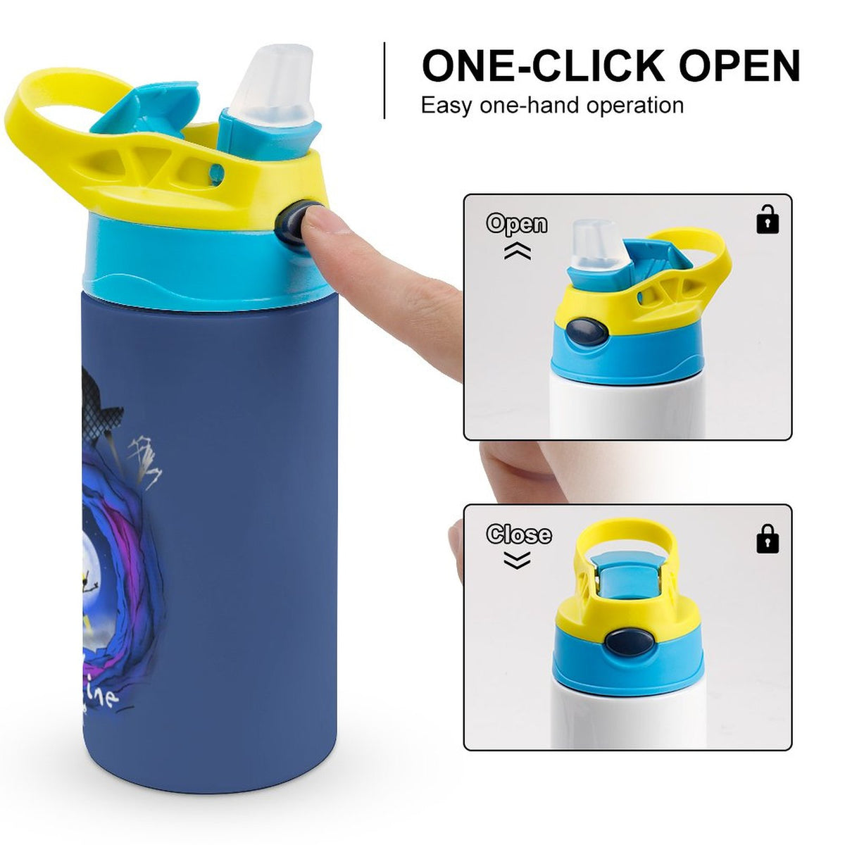 Insulated Stainless Steel Water Bottle with Straw F316