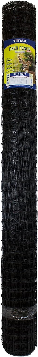 6' X 330' Black Deer Fence R323929