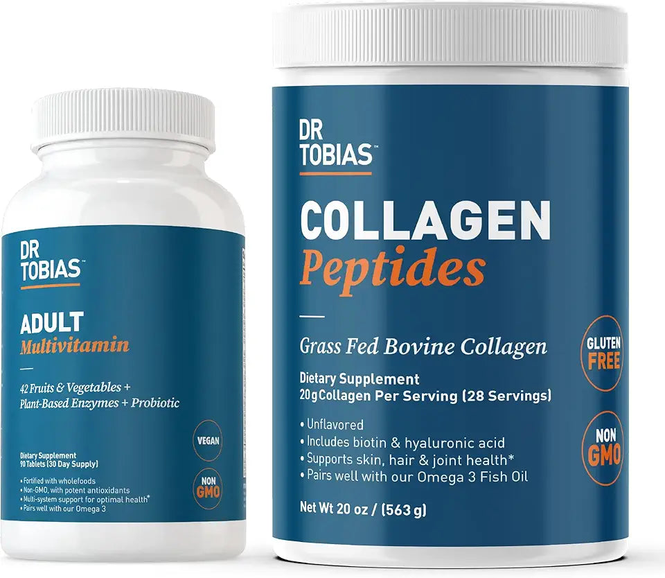 Adult Multivitamin & Collagen Peptide Powder with 42 Fruits & Vegetables Plus Probiotics P22572
