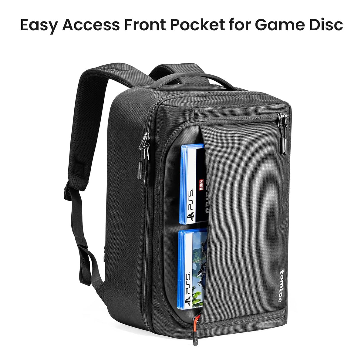 Travel Backpack for PS5 Console, Accessories, Protective Carrying Case Storage Bag J186