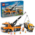 Heavy-Duty Recovery Tow Truck with Crane Building Toy C287548