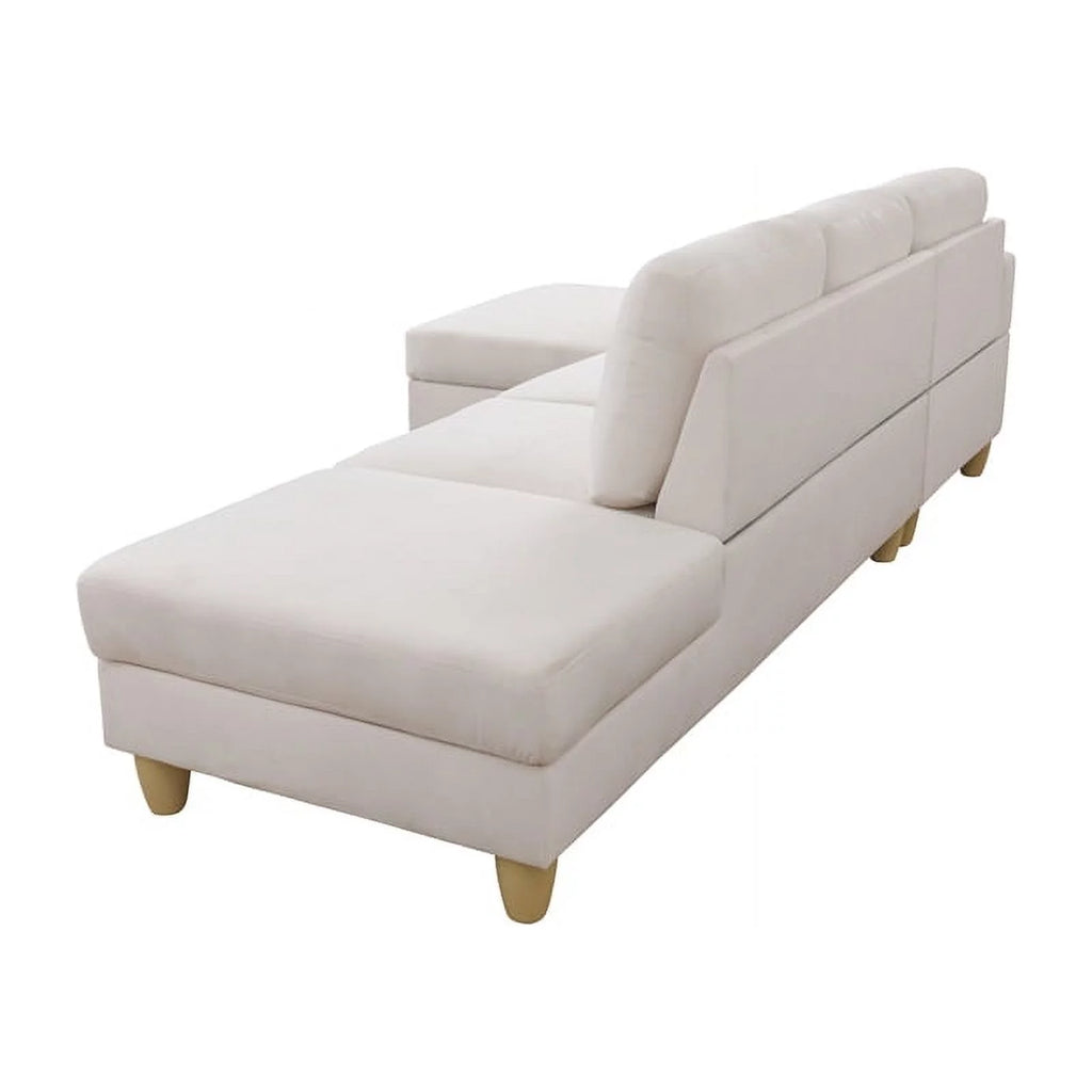Cream White Sectional Sofa B580