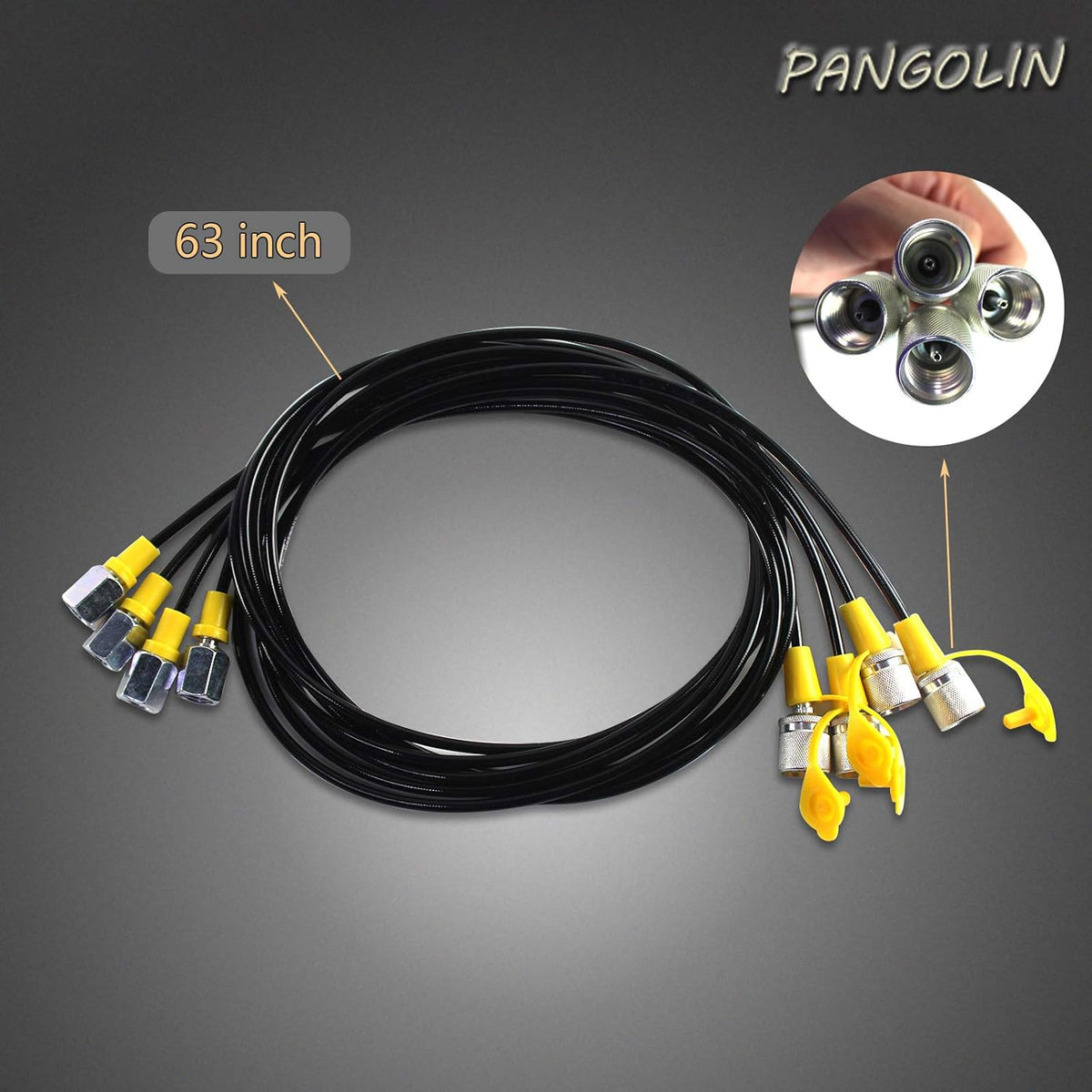 Hydraulic Pressure Test Kit 25/40/60MPa Gauge Tester G9648
