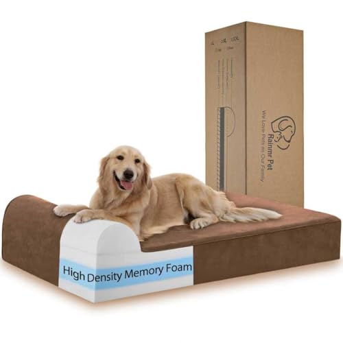7" Memory Foam Orthopedic Dog Bed with Waterproof Liner W513