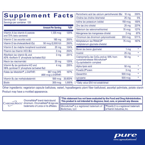 120 Capsules Multivitamin I338