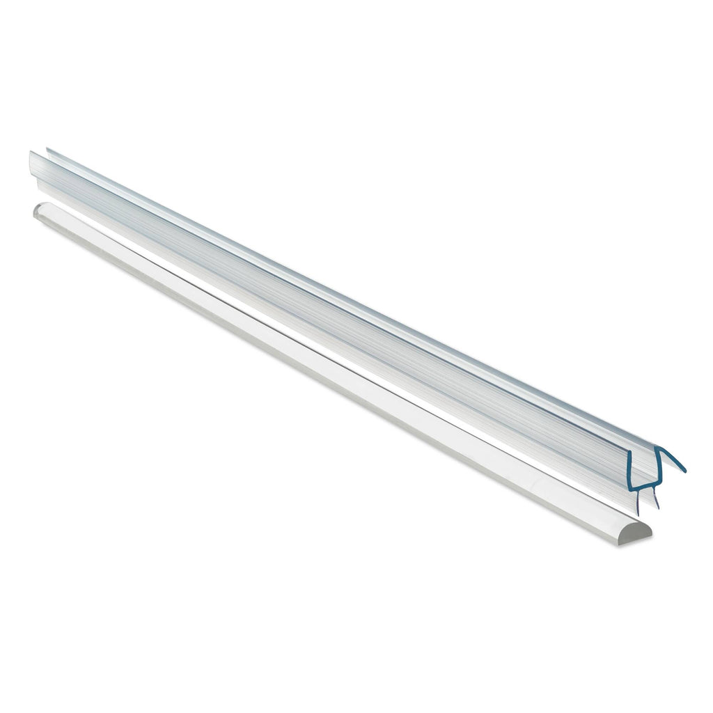 Chrome Frameless Hinged Shower Door S2537