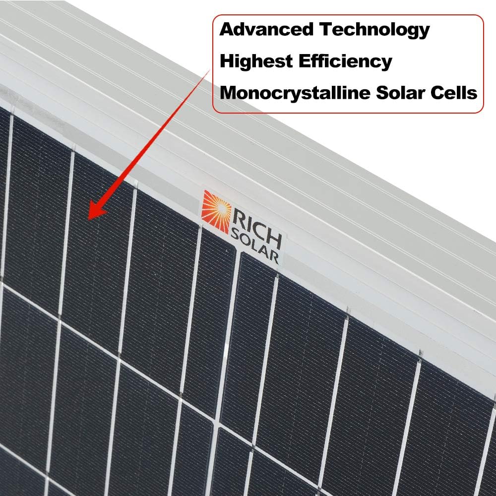 200 Watt 24 Volt Monocrystalline Solar Panel D54934