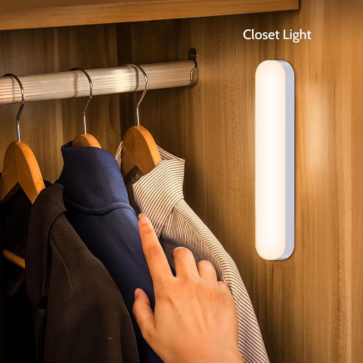 LED Dimmable Stick on Light with Rechargeable Battery H187