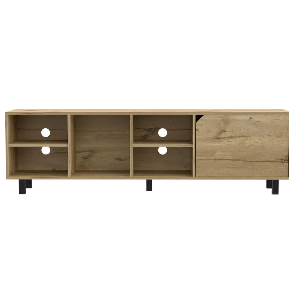 Light Oak Engineered Wood TV Stand W1227