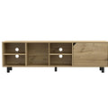 Light Oak Engineered Wood TV Stand W1227