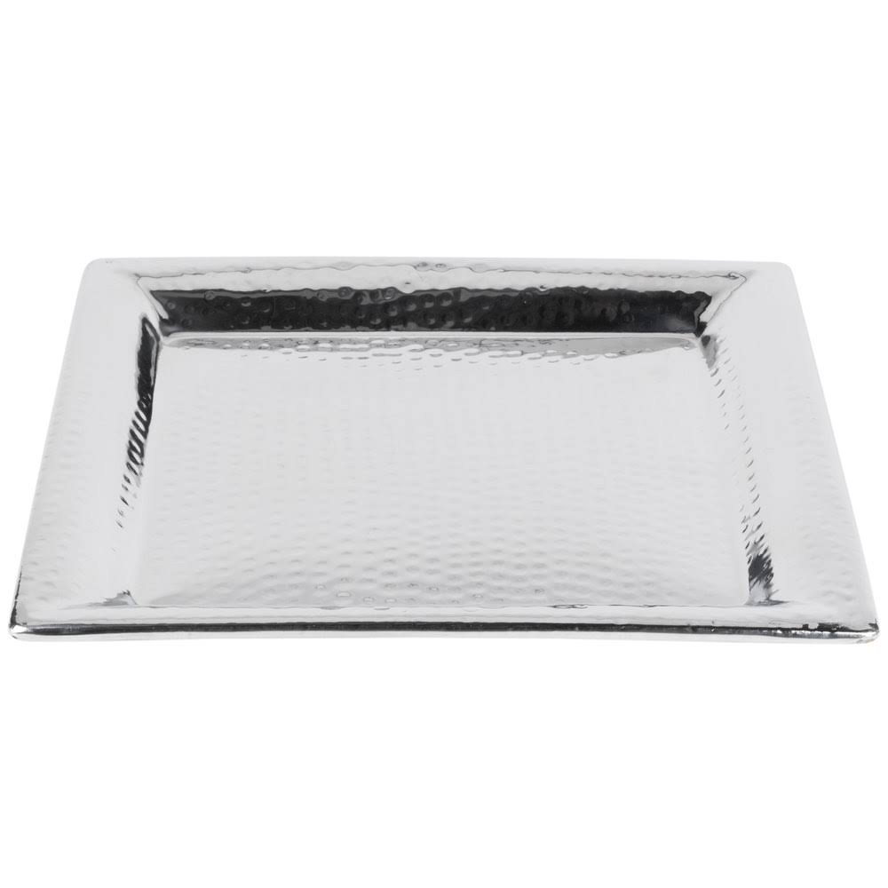 16x22 Square Hammered Tray T7314