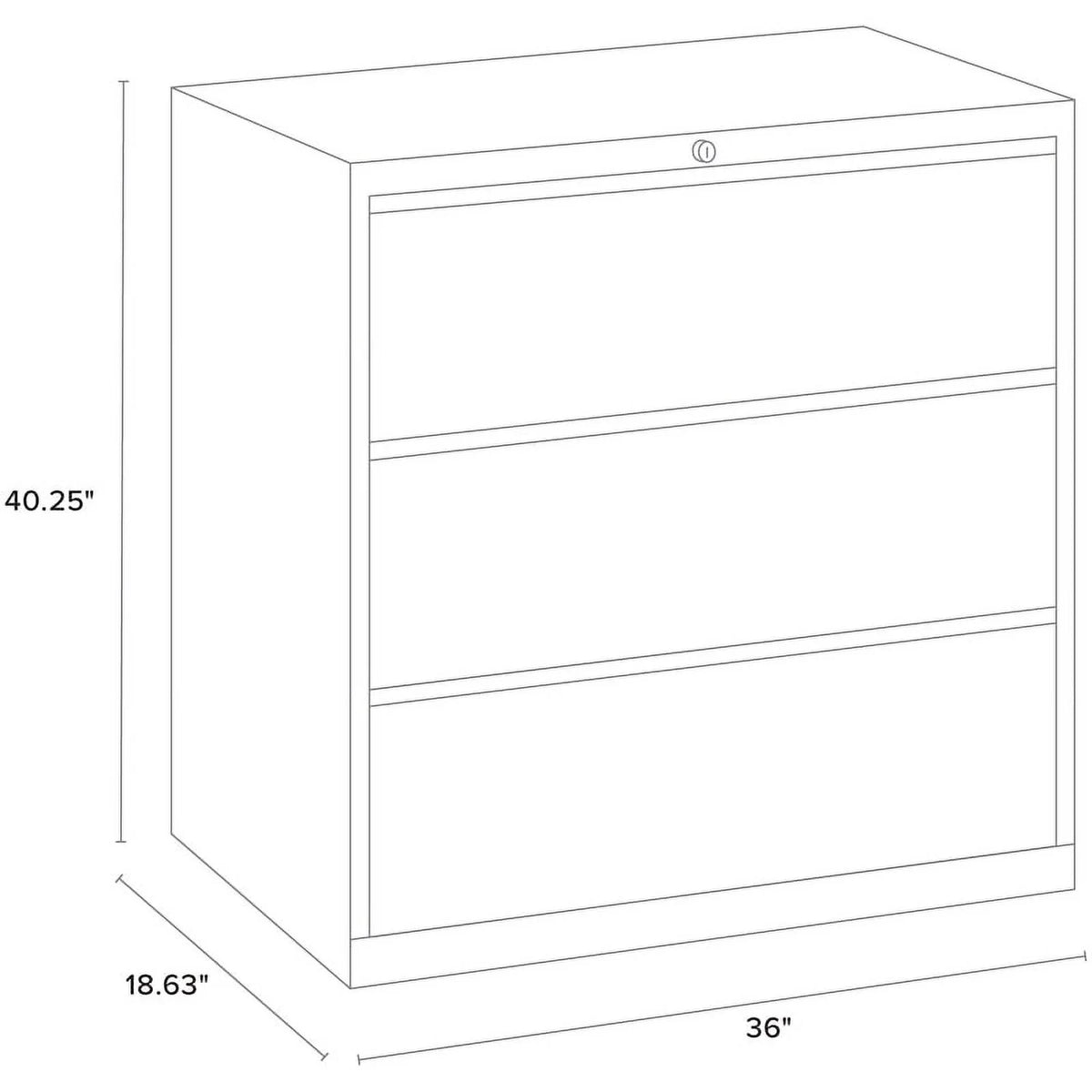 36" Wide 3 Drawer Metal Lateral File Cabinet I2864