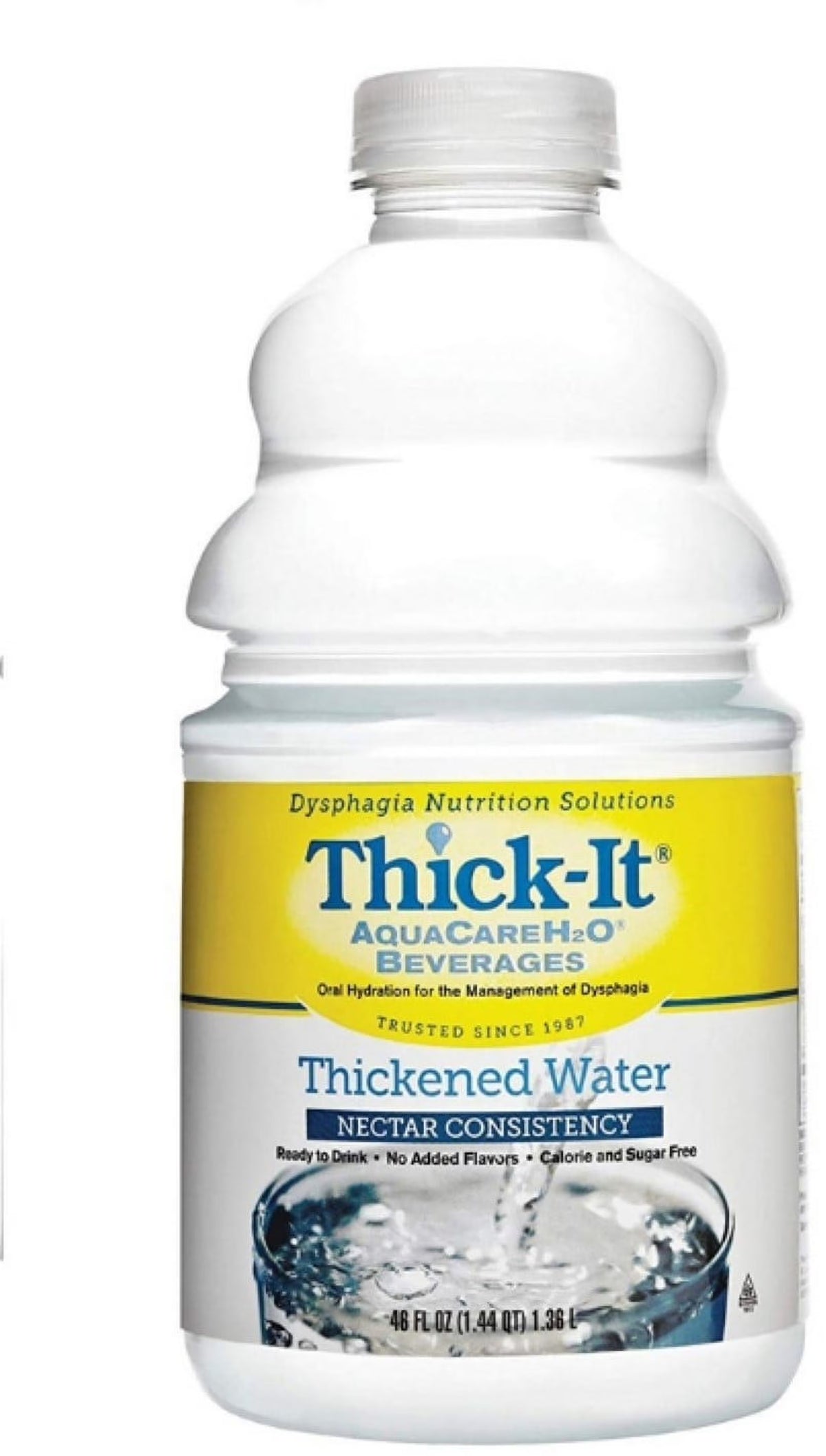 Unflavored Thickened Water Bottle, 64 oz S4861