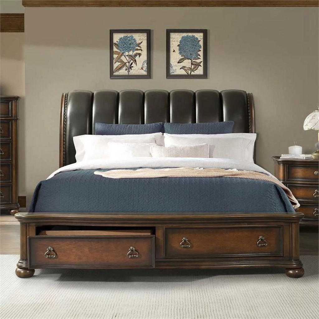 Queen Storage Bed H943