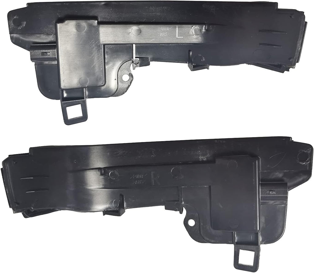 Smoke Lens LED Side Mirrors with Dynamic Turn Signal Lights C33781