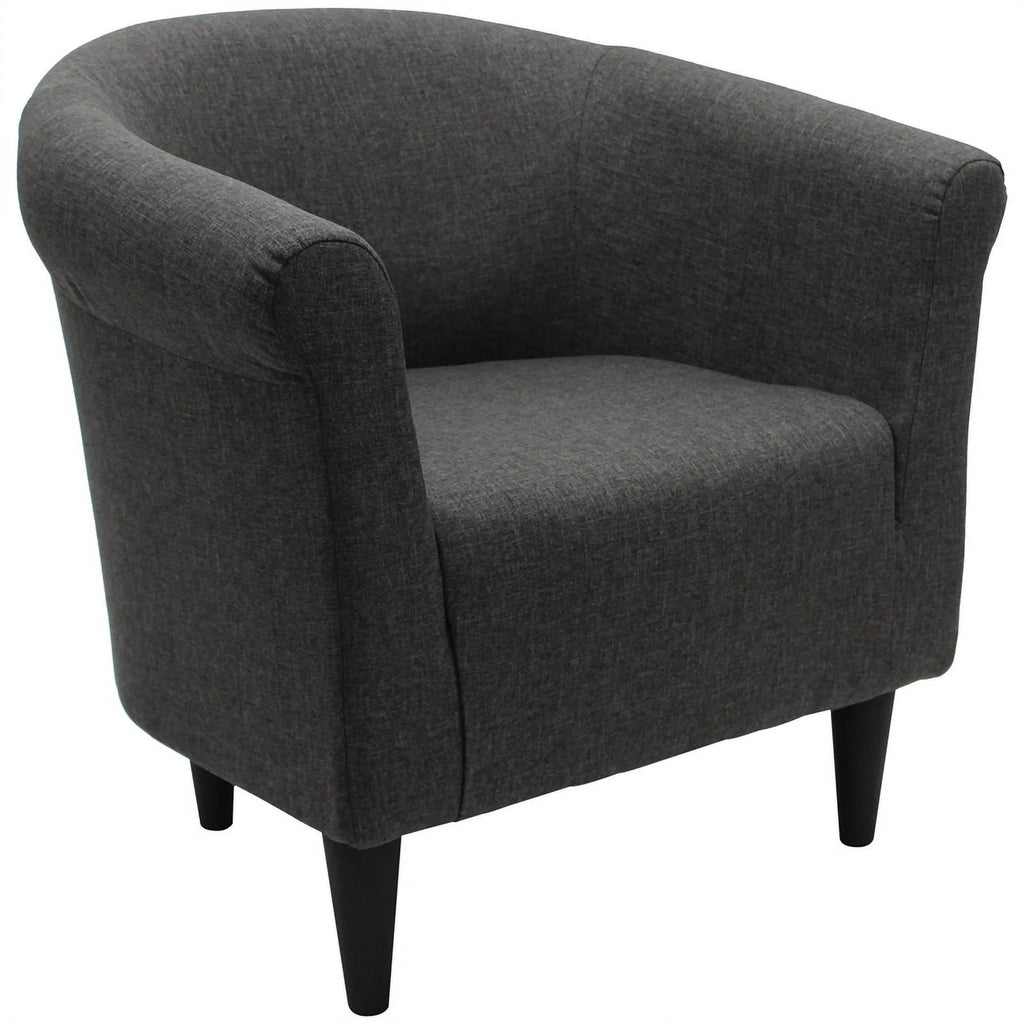 Dark Gray Fabric Club Chair T781497