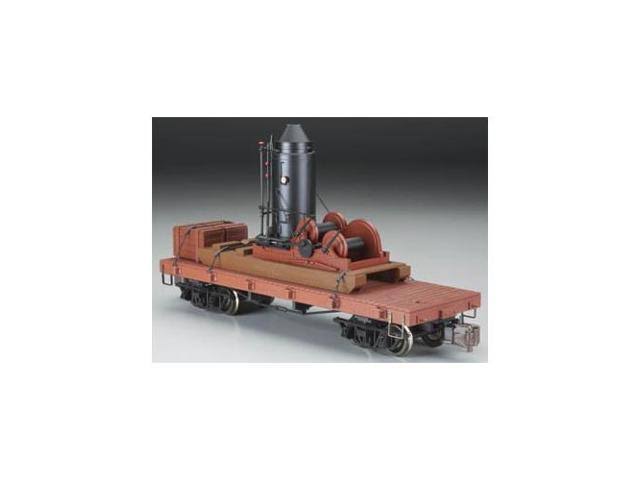 Log Skidder with Crates on 20ft Log Car E8489