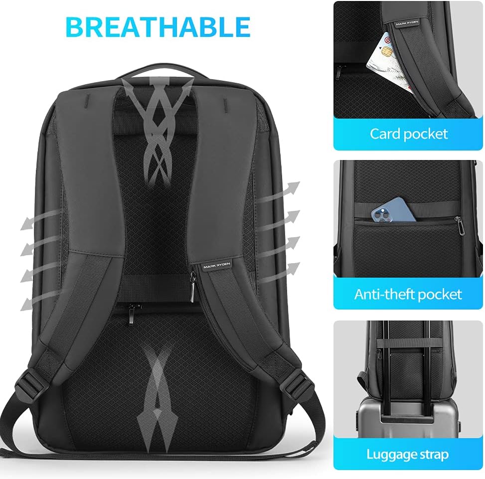 15.6 inch Hard Shell Laptop Backpack Y48902