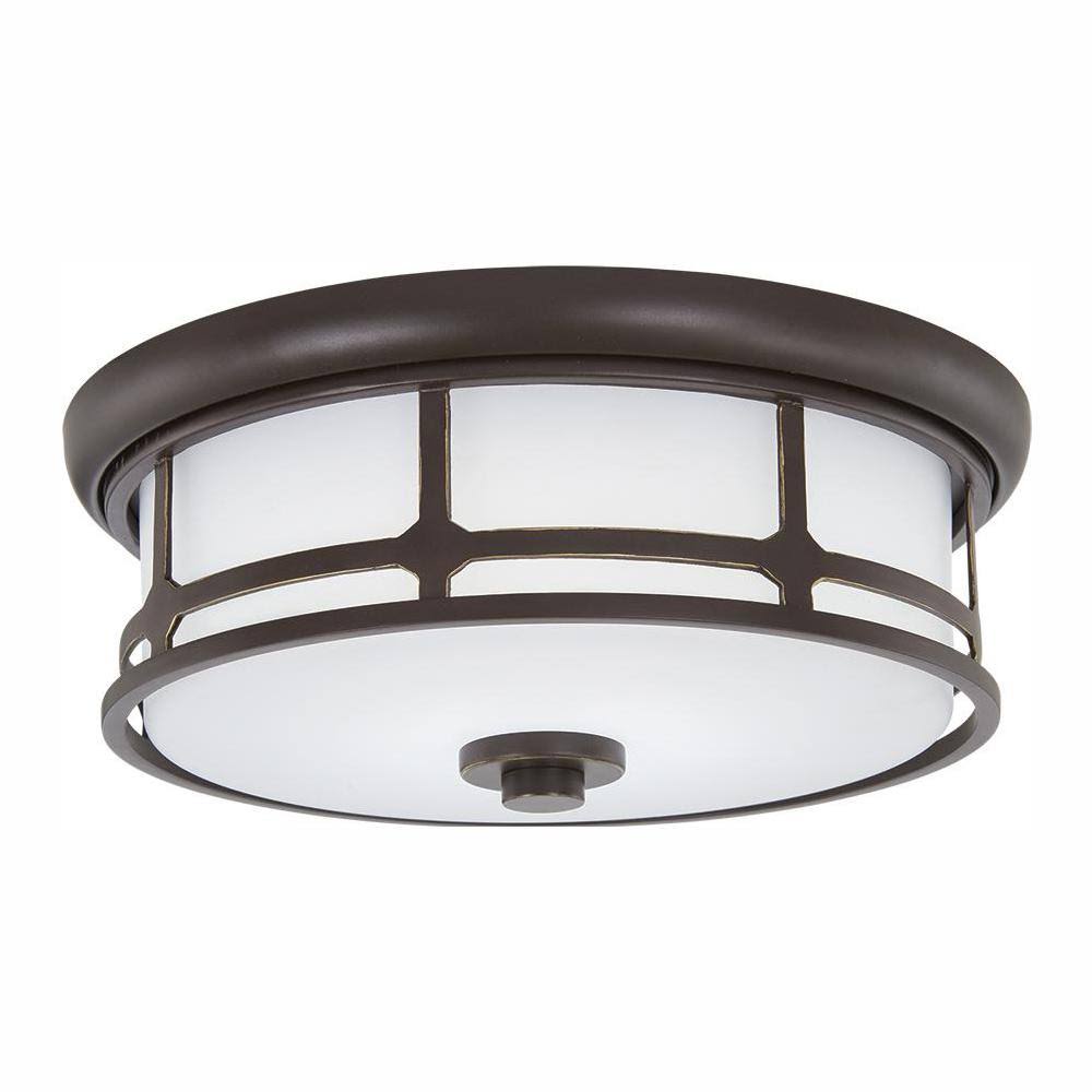 Oil Rubbed Bronze LED Flush Mount E536