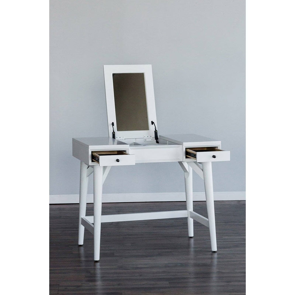 White Bedroom Vanity D62709