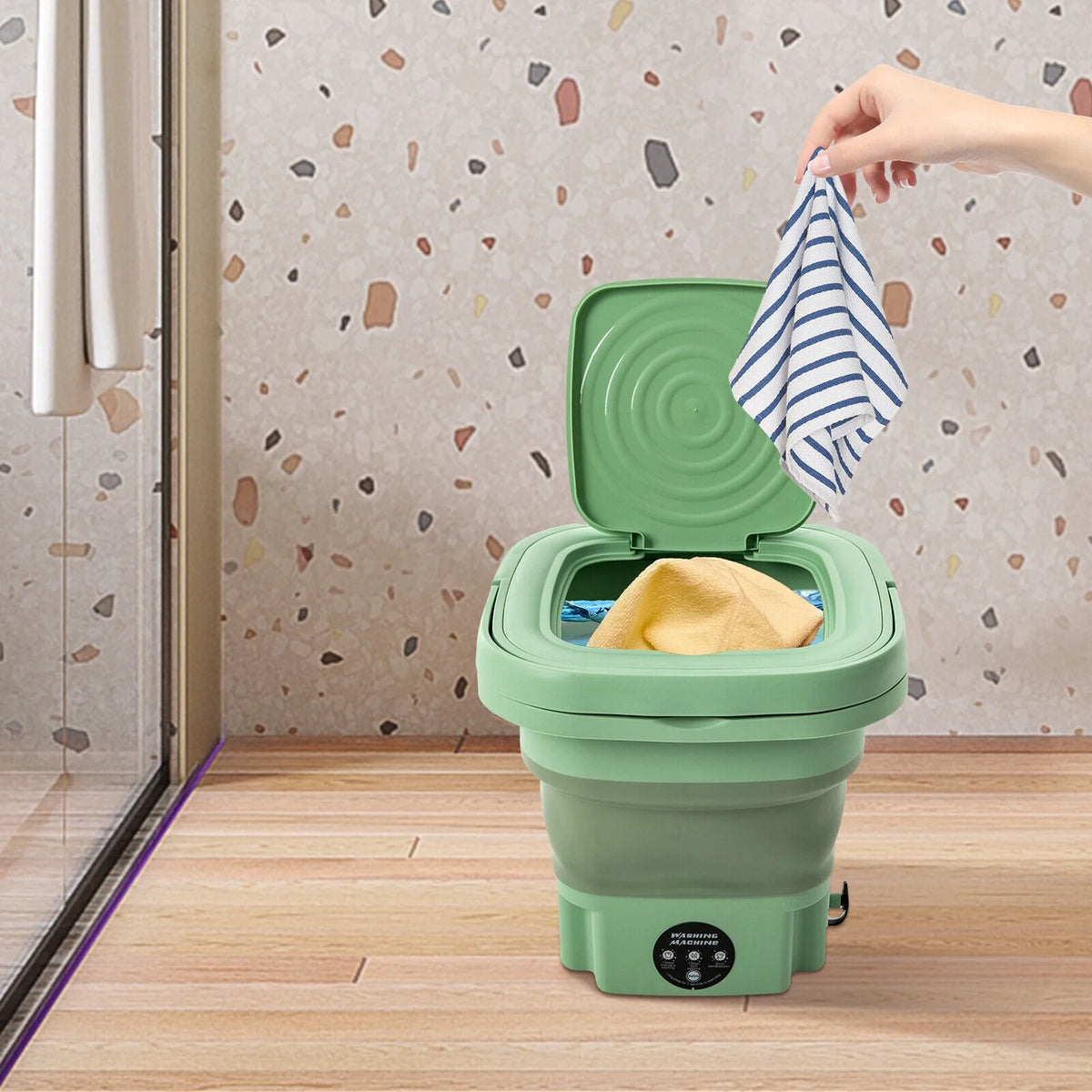 8L Foldable Mini Washing Machine O792486