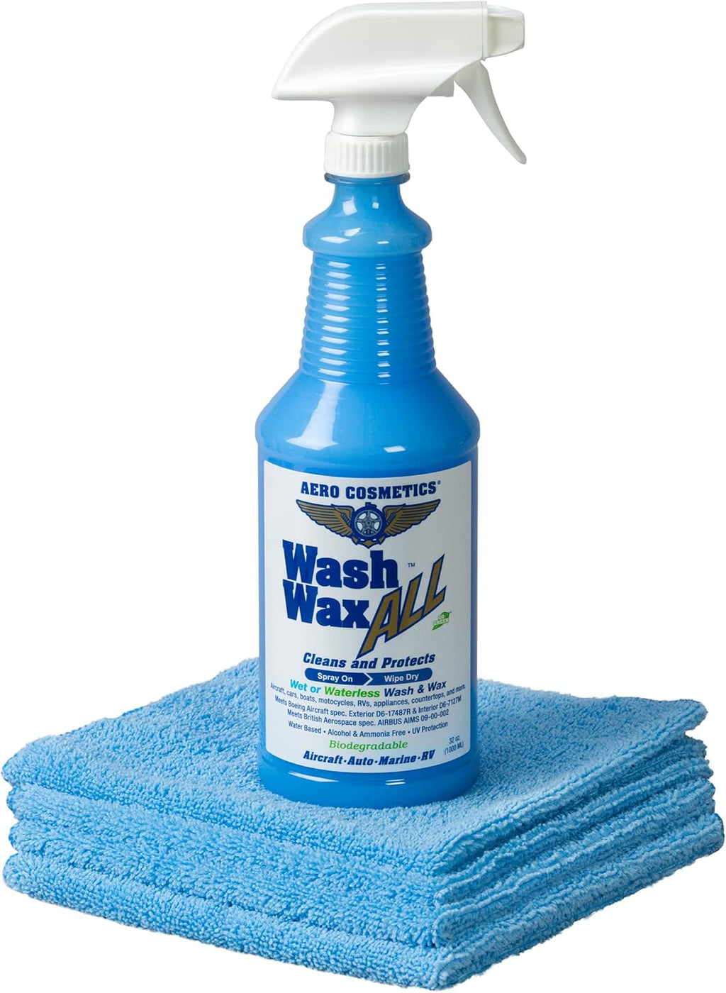 Wet or Waterless Car Wash Wax Kit 144 fl. oz I239758