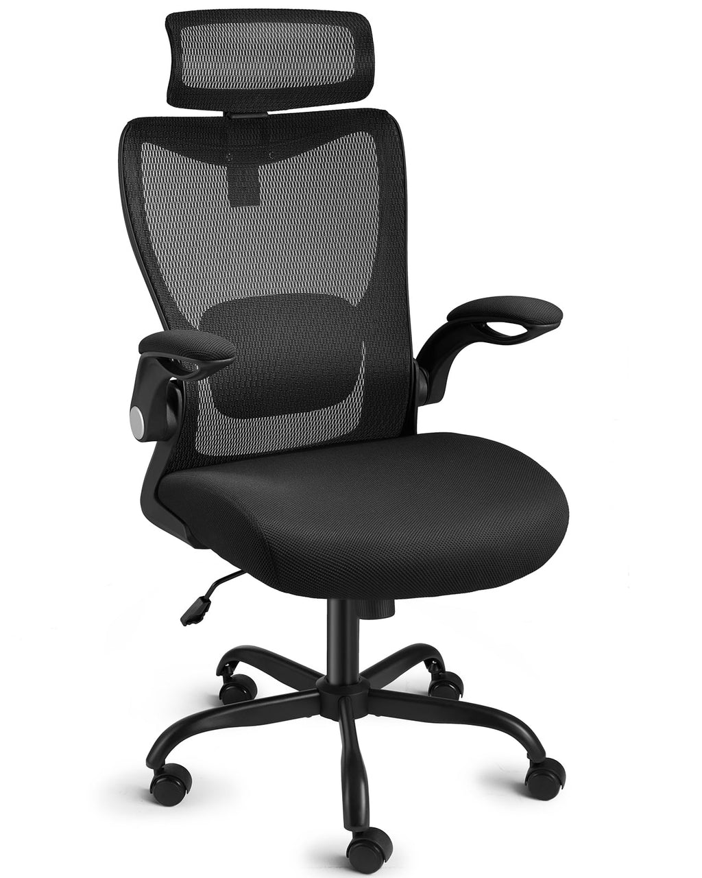 High Back Mesh Ergonomic Office Chair with Lumbar Support & Headrest N39066