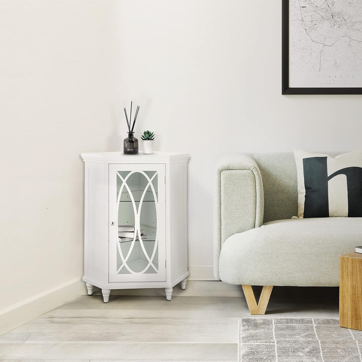 Corner Floor Cabinet I52256
