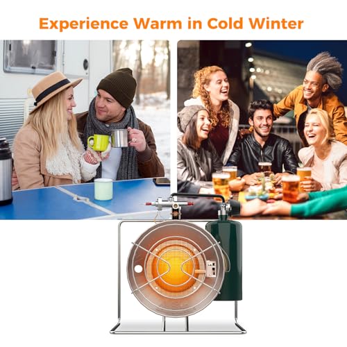 Portable Propane Heater, 15,000 BTU Outdoor Gas Heater with Framed Handle L265