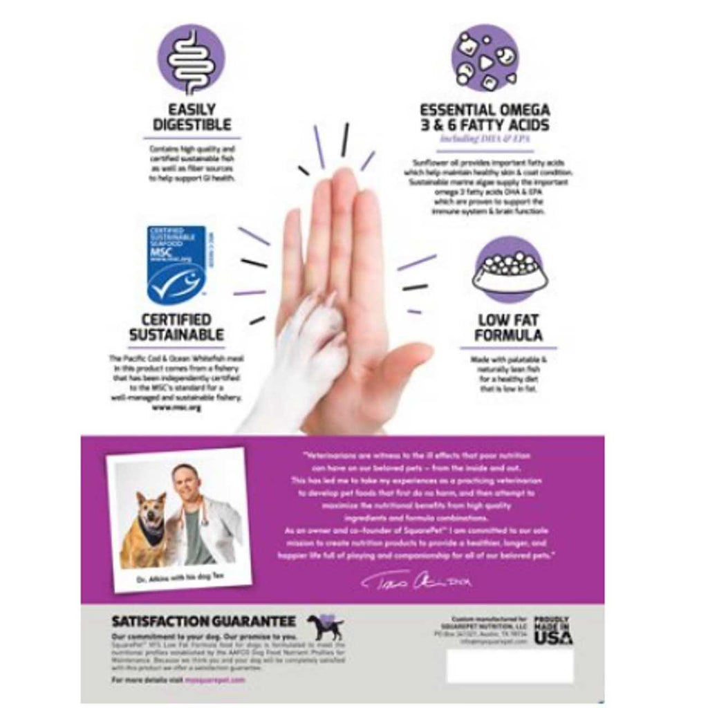 Low Fat Formula Dry Dog Food E418