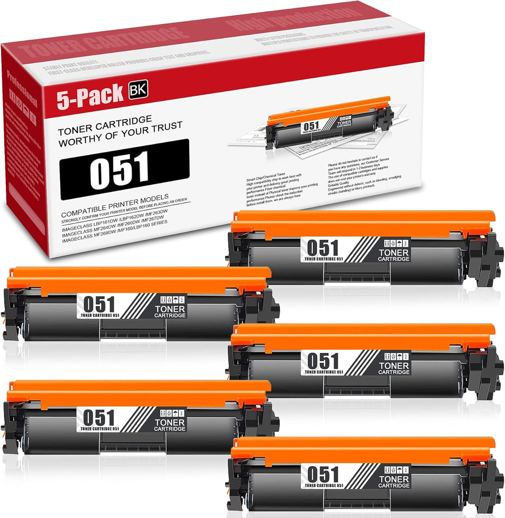 Black 5-Pack Compatible Toner Cartridge for ImageCLASS Printer X778163